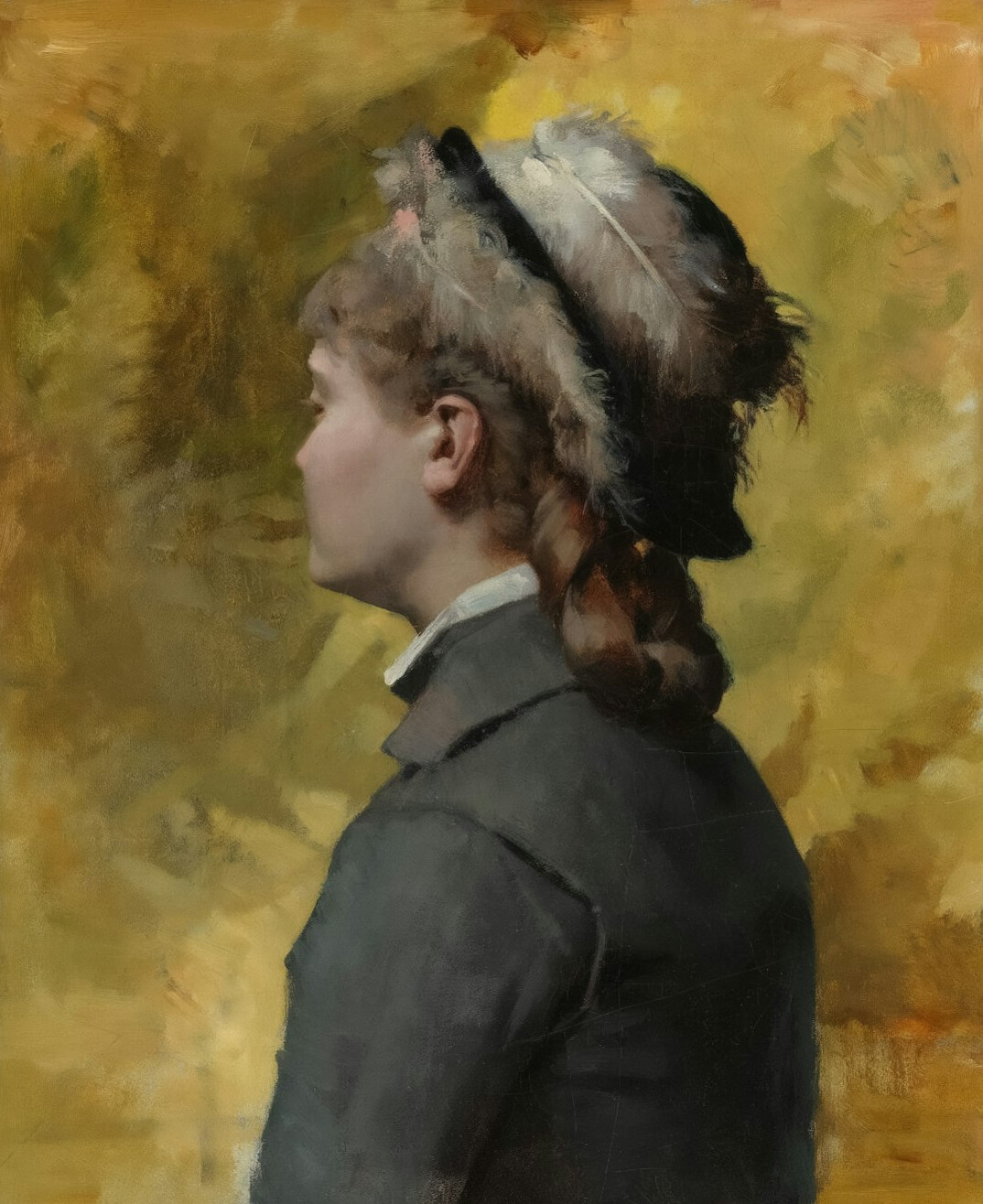 Studio portrait of a German woman in her early fifties